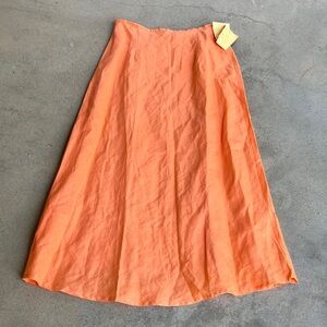 Vintage Tangerine Maxi Skirt